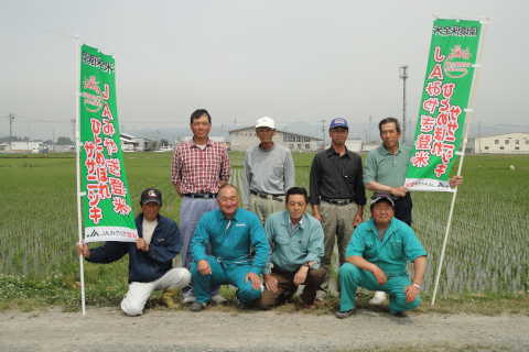 JAみやぎ登米豊里稲作部会の皆さん